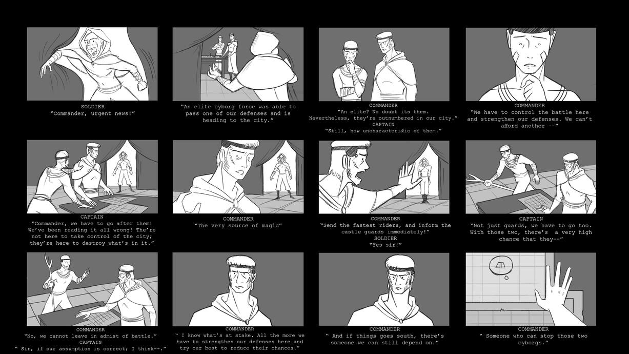 City of Vizier - Storyboards
