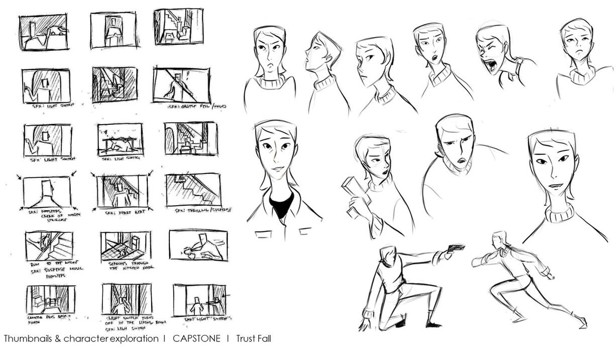 Thumbnails &amp; Concept Sketches