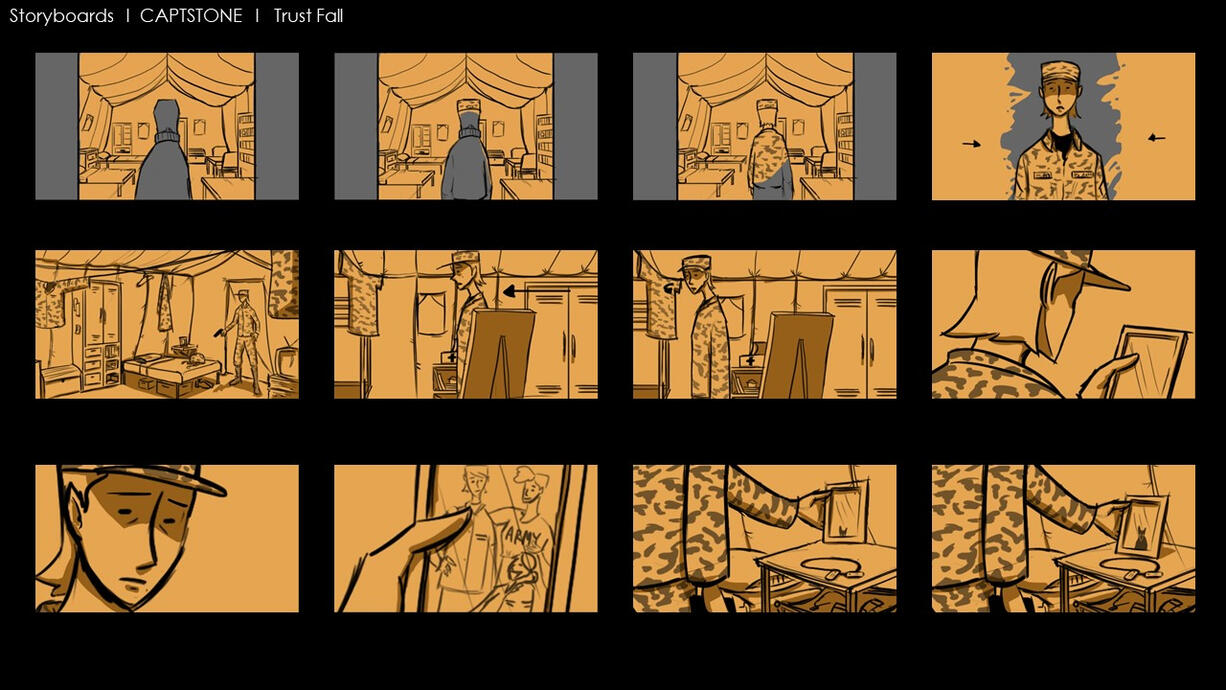 Trust Fall - Storyboards