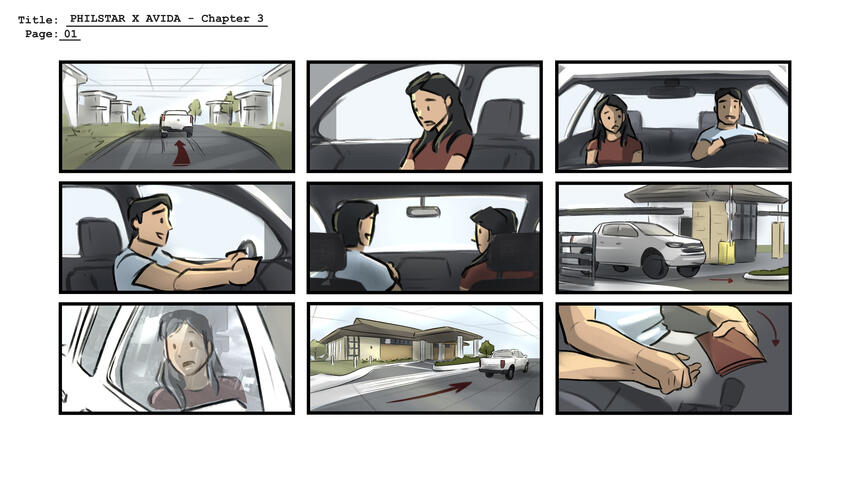 AVIDA Episode 3 - Storyboard
