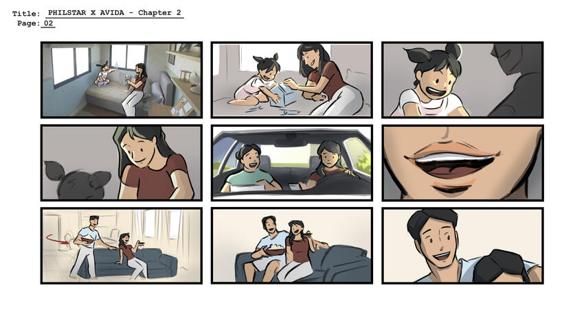 AVIDA Episode 2 - Storyboard