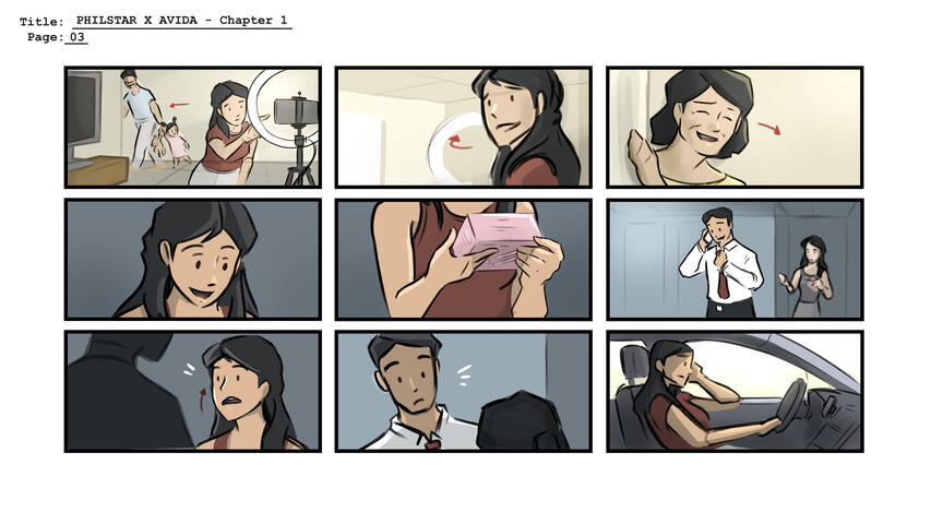 AVIDA Episode 1 - Storyboard