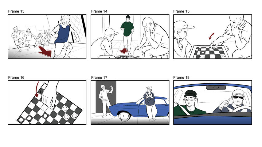 No Match (Official Music Video) - Storyboards