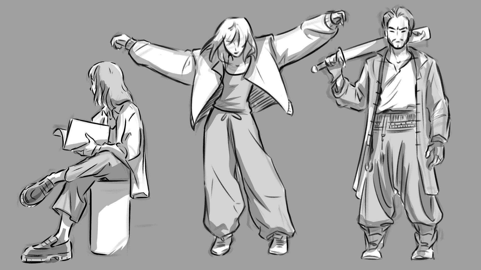 Life drawing Pile 1 (2024)