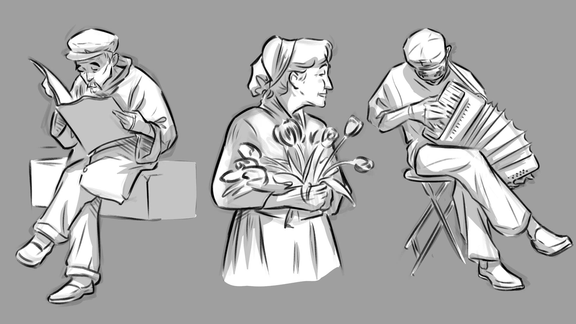 Life drawing Pile 1 (2024)