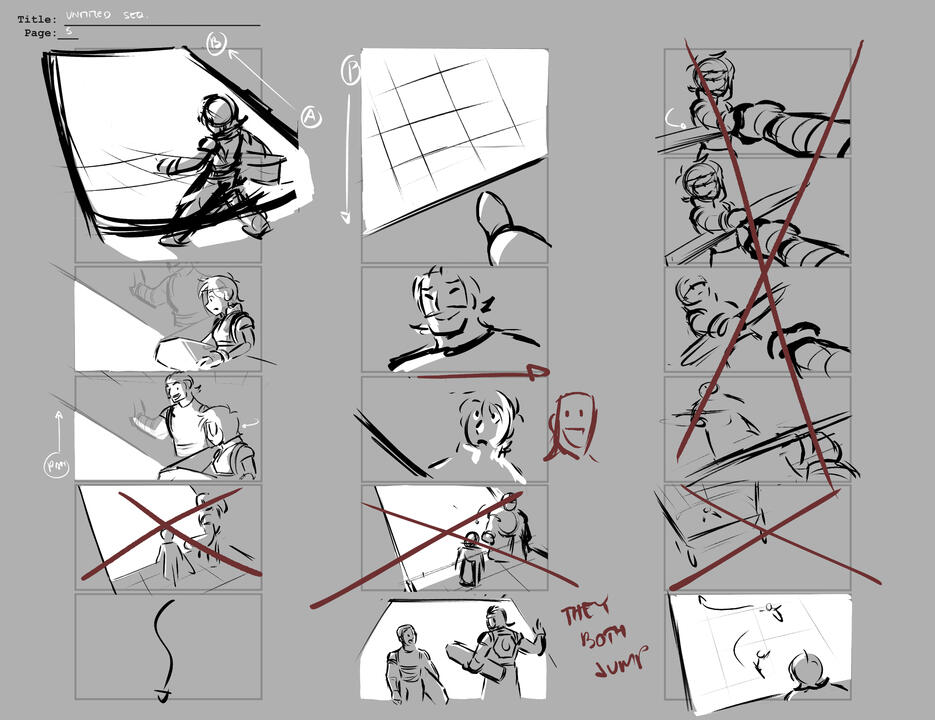 SKY Dives In - Thumbnails (initial draft)